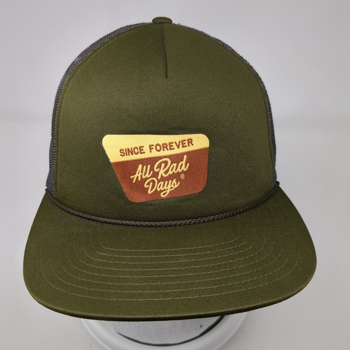 Since Forever All Rad Days Rope Trucker Hat Multi One Size Mesh Back