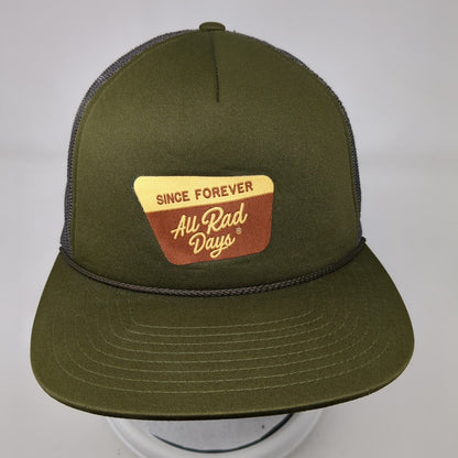 Since Forever All Rad Days Rope Trucker Hat Multi One Size Mesh Back
