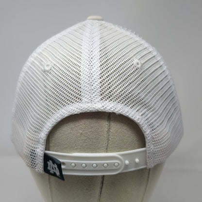 Notre Dame NCAA Top of the World White Blue Gray Black Trucker Hat One Size Mesh
