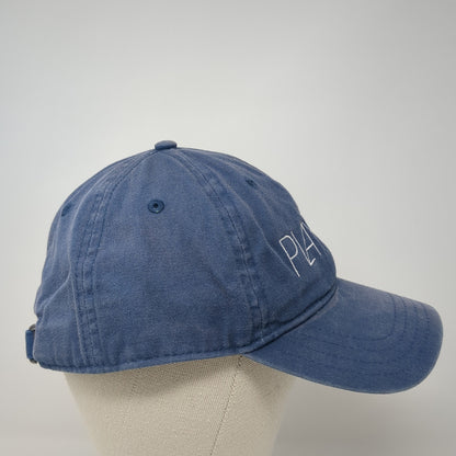Player Slideback Baseball Cap Blue One Size Adjustable Embroidered Denim