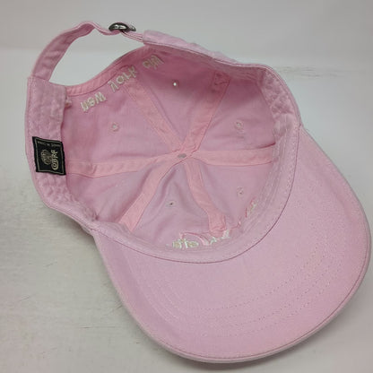 Cobra Baseball Cap Pink One Size NYC New York City Hat Slideback Embroidered