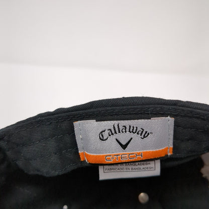 Timken Slideback Hat Black One Size Adjustable Callaway C-Tech 6 Panel