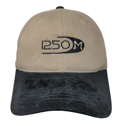 1250M Slideback Hat One Size Tan Embroidered Logo Vent Holes Port Authority