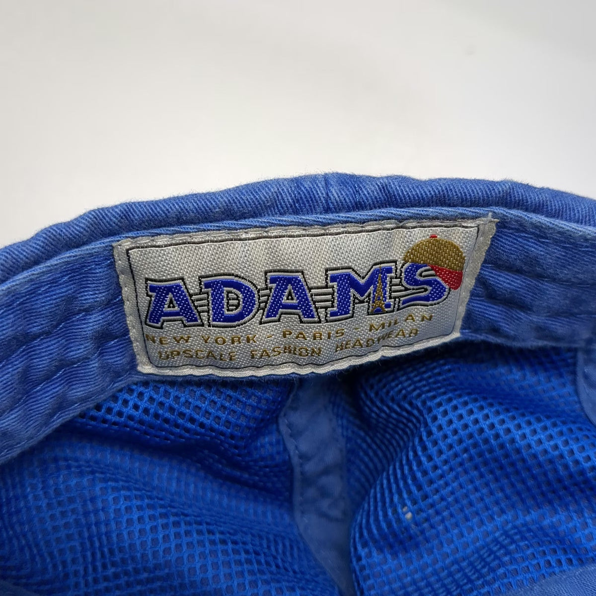 Adams Baseball Cap Blue OSFM Columbia Windham Soccer Columbus Day Strapback Hat