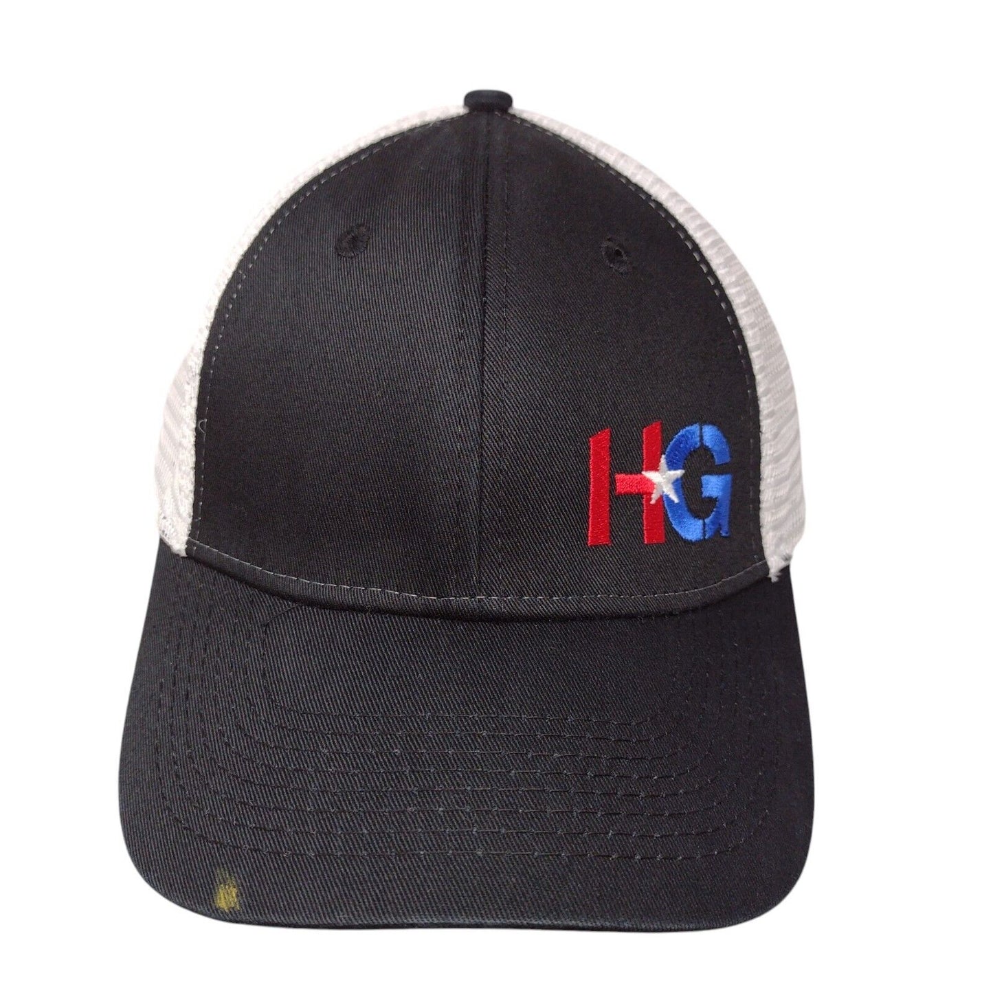 HG Higher Grounds Snapback Mesh Back Trucker Hat Black OSFA Colorblock