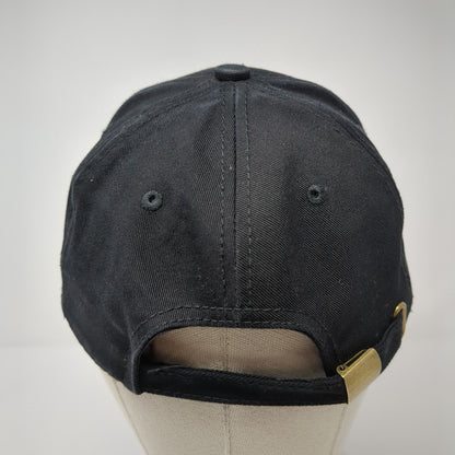 Trexis Slideback Hat Black One Size Adjustable Vented Holes 6 Panel i Fashion