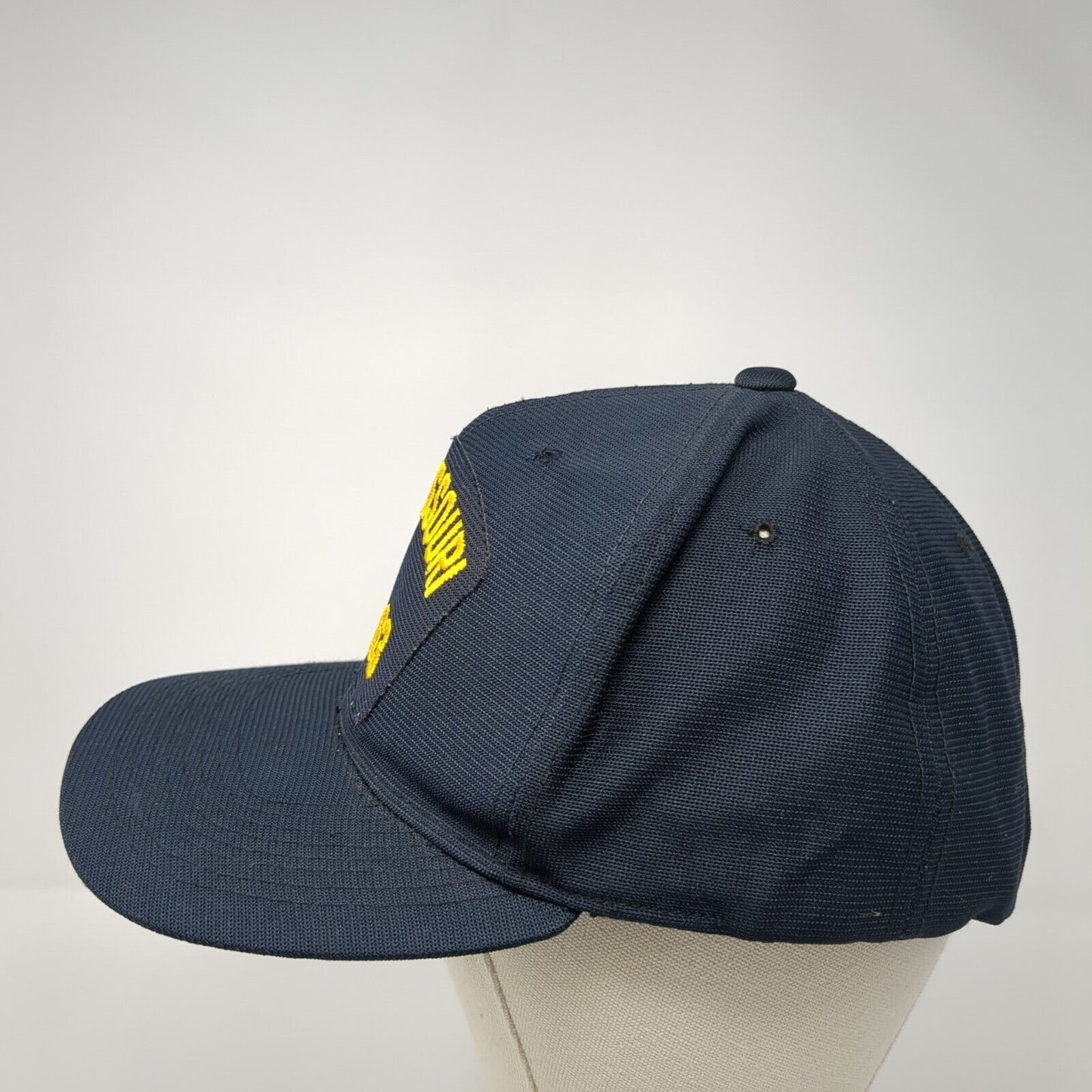 USS Missouri BB 63 Snapback Hat Blue M-L Adjustable Embroidered New Era