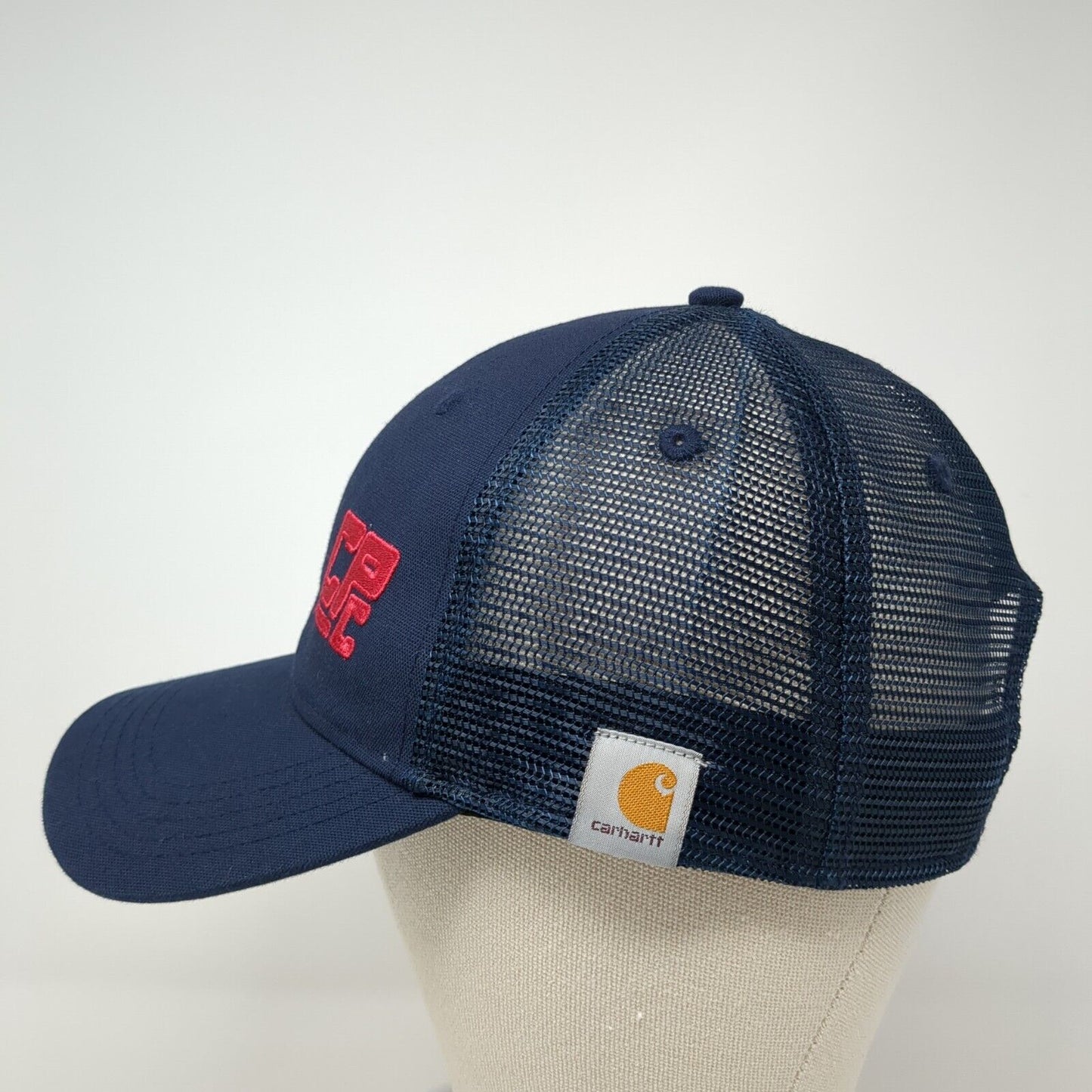 CPC Snapback Trucker Hat Blue One Size Adjustable Embroidered Mesh Back Carhartt