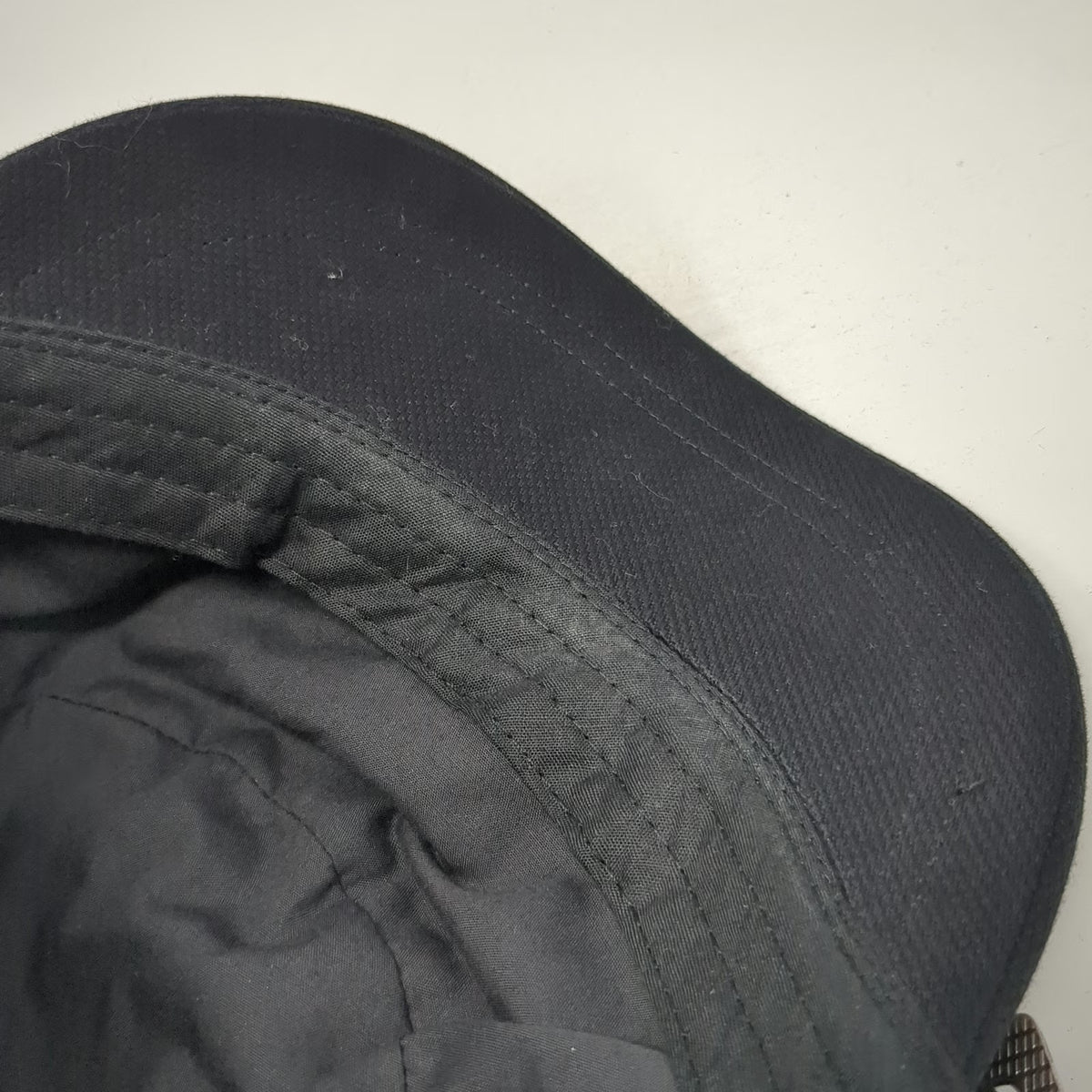 Harley-Davidson Army Cap Black Pink L Side Buckle Script Logo Cotton Hat Motor