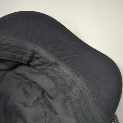 Harley-Davidson Army Cap Black Pink L Side Buckle Script Logo Cotton Hat Motor