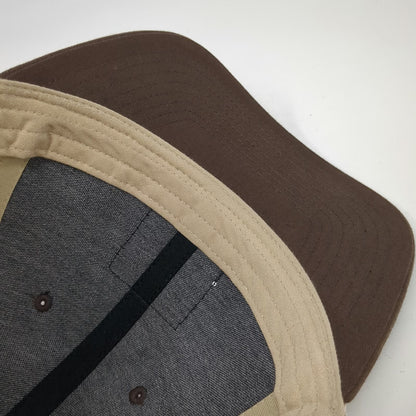 Richardson Trucker Hat Brown One Size SGW Patch Mesh Snapback Contrast Stitch