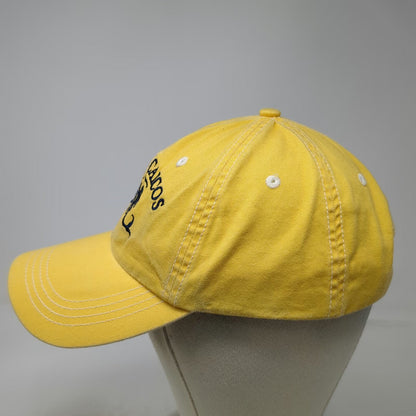 Ahead Baseball Cap Yellow One Size Turks & Caicos Mermaids Ship Wheel Cotton Hat
