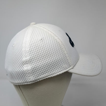 Callaway Baseball Cap White M Mesh Back Odyssey Logo Fitted Golf Stretch Hat