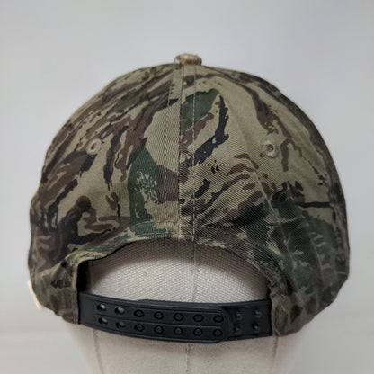 Nap Gladu Snapback Hat Camouflage One Size Adjustable Embroidered Vented Holes