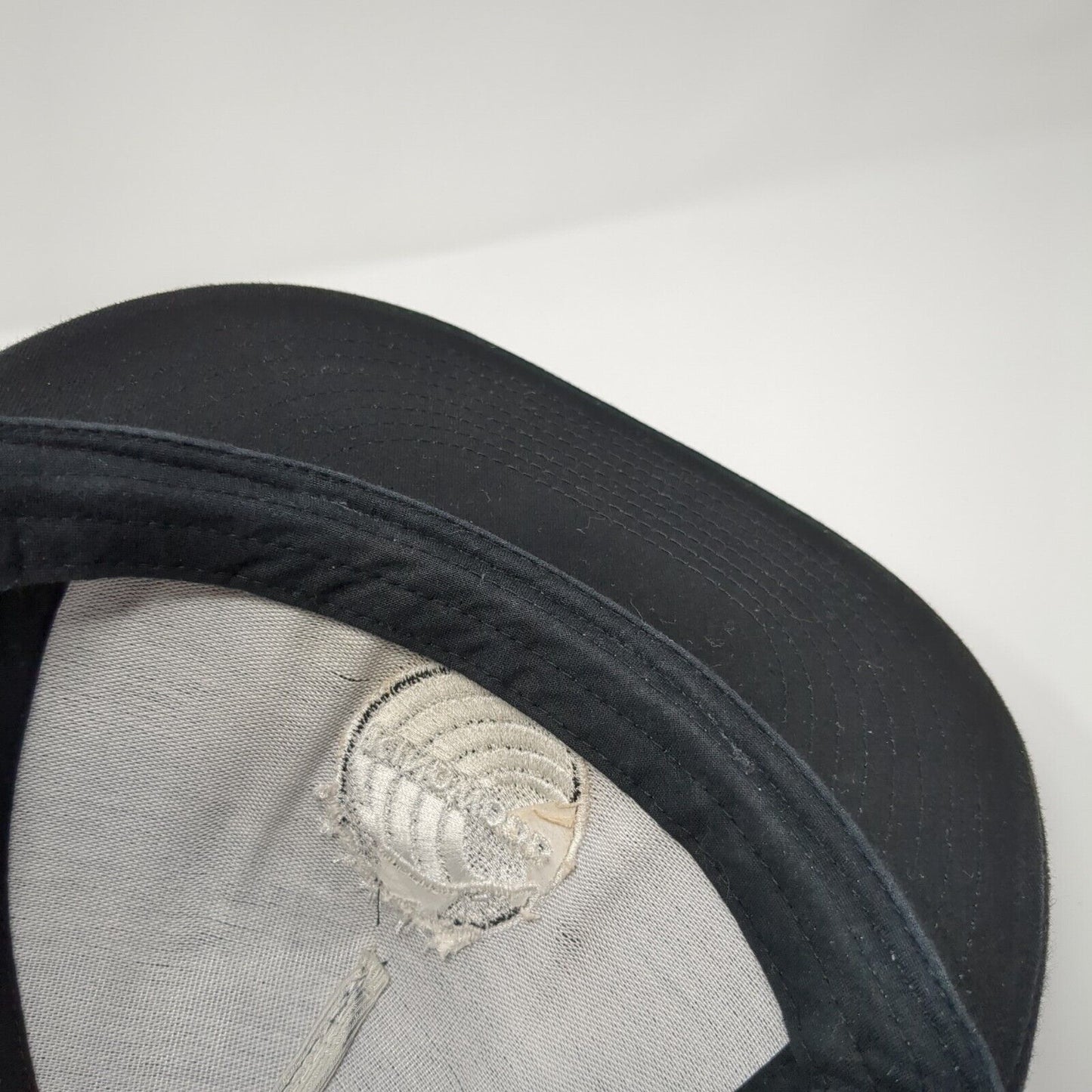 Kindwood Snapback Trucker Hat Black One Size Adjustable Mesh Back Sport-Tek