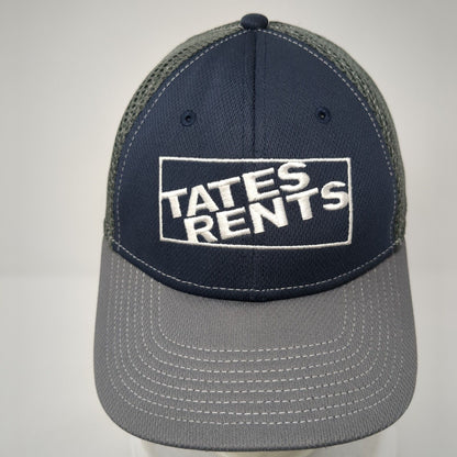 Tates Rent Fitted Trucker Hat Multicolor M/L Embroidered Mesh Back 6 Panel Q3