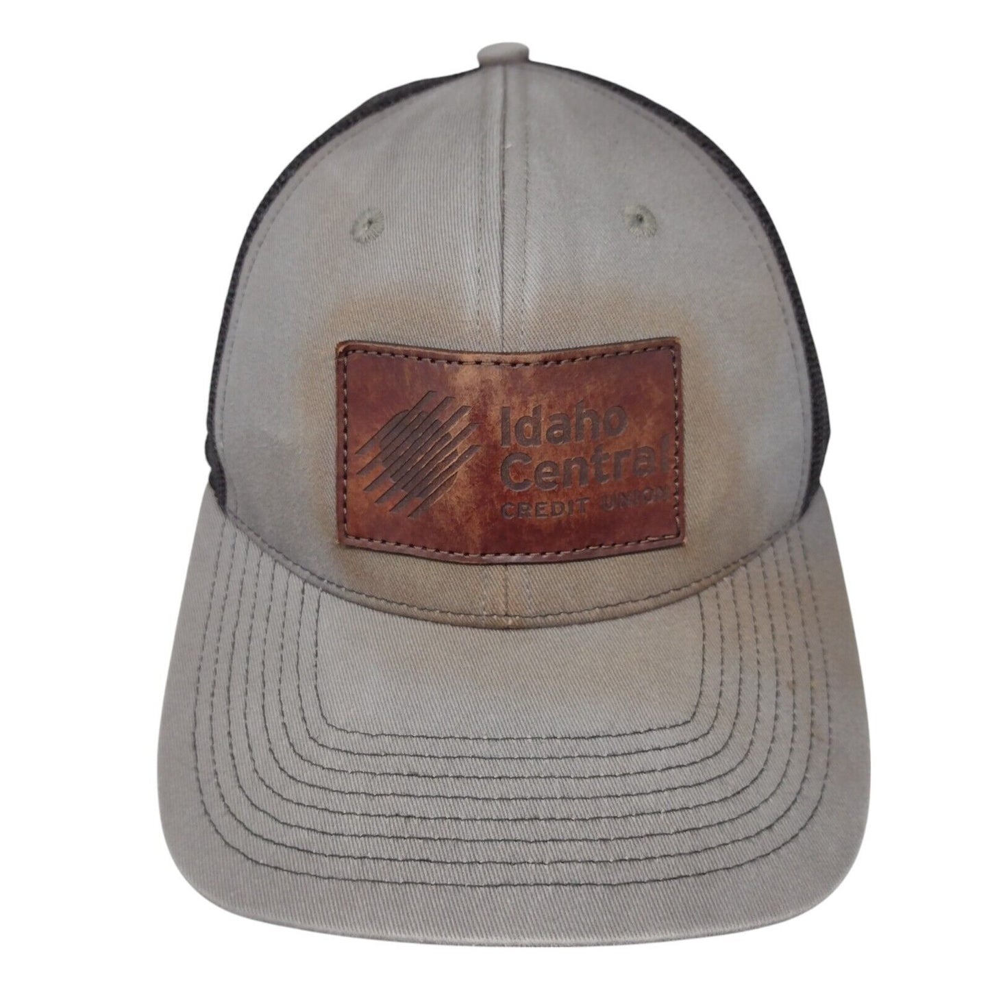 Idaho Central Credit Union Snapback Trucker Hat Gray OSFA Outdoor Cap