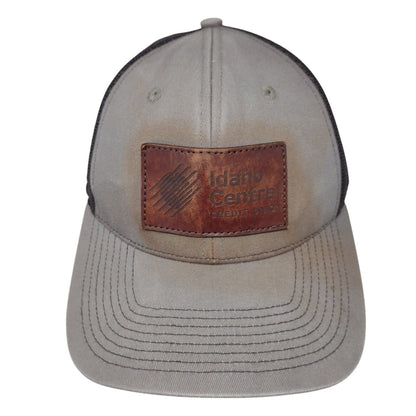 Idaho Central Credit Union Snapback Trucker Hat Gray OSFA Outdoor Cap