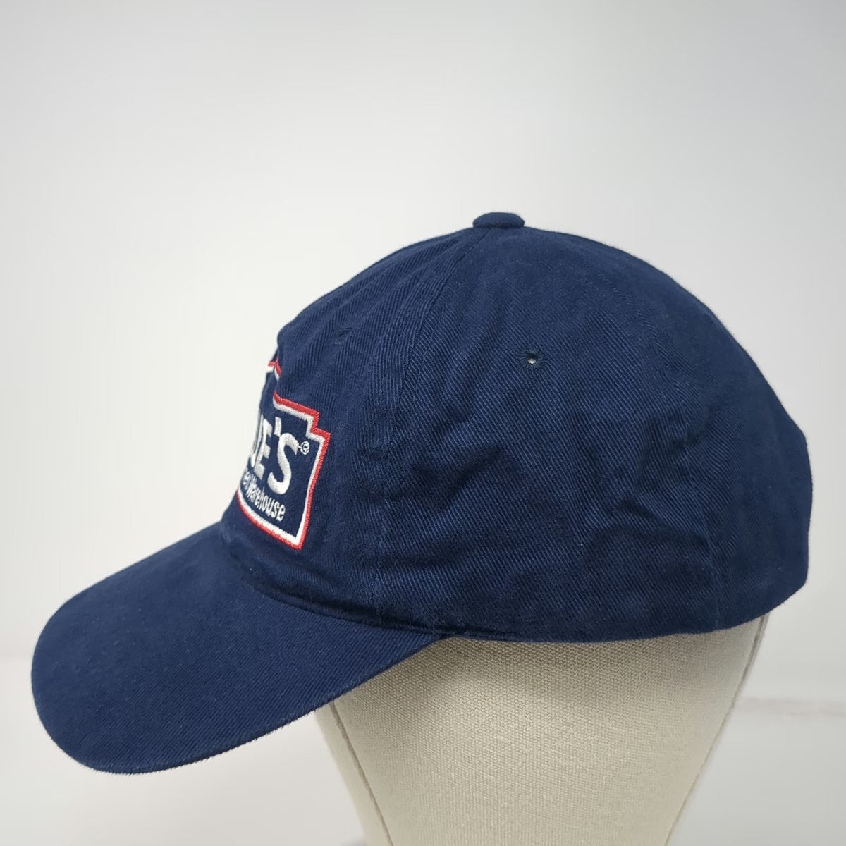 Headmaster Baseball Cap Blue One Size Lowe's Home Improvement Slideback Hat