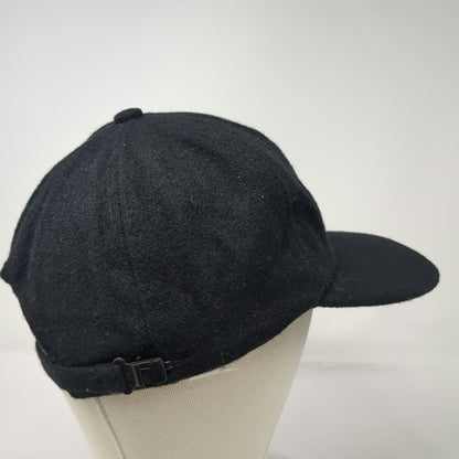 Hard Rock Cafe Baseball Cap Black One Size Amsterdam Wool Slideback Logo Hat