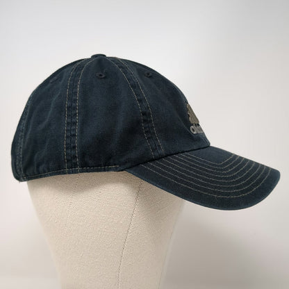 Adidas Baseball Cap Black One Size Slideback Contrast Stitching Embroidered Hat