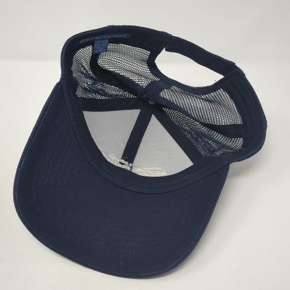 HSHS Rescue Flight Trucker Hat Blue One Size Mesh Back Port Authority