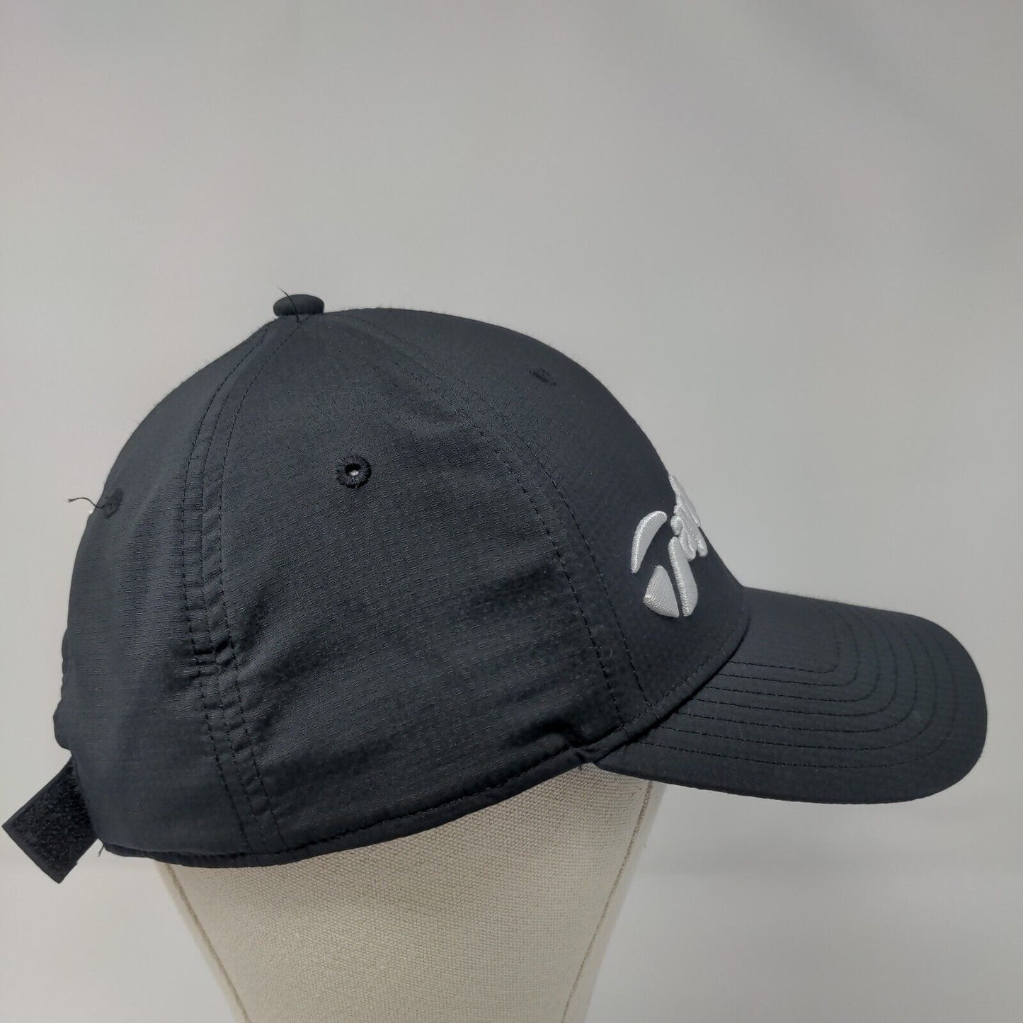 TaylorMade Strapback Golf Hat Black OSFA Adjustable Embroidered Body Armor