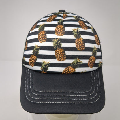Pineapple Snapback Trucker Hat Multicolor One Size Adjustable Mesh Back 6 Panel