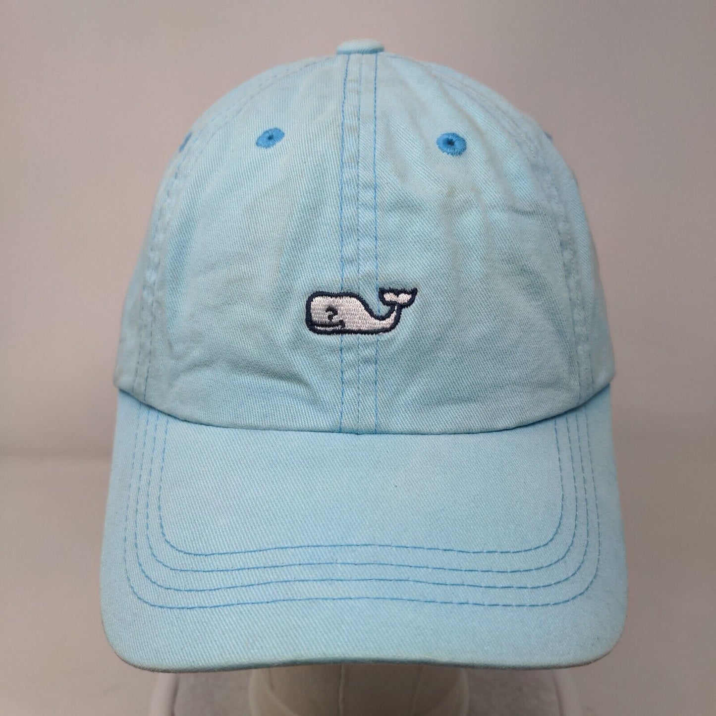 Vineyard Vines Whale Slideback Hat Blue One Size Embroidered Adjustable