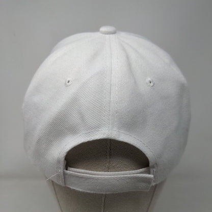Dick's Last Resort Strapback Hat White One Size Embroidered Size Does Matter