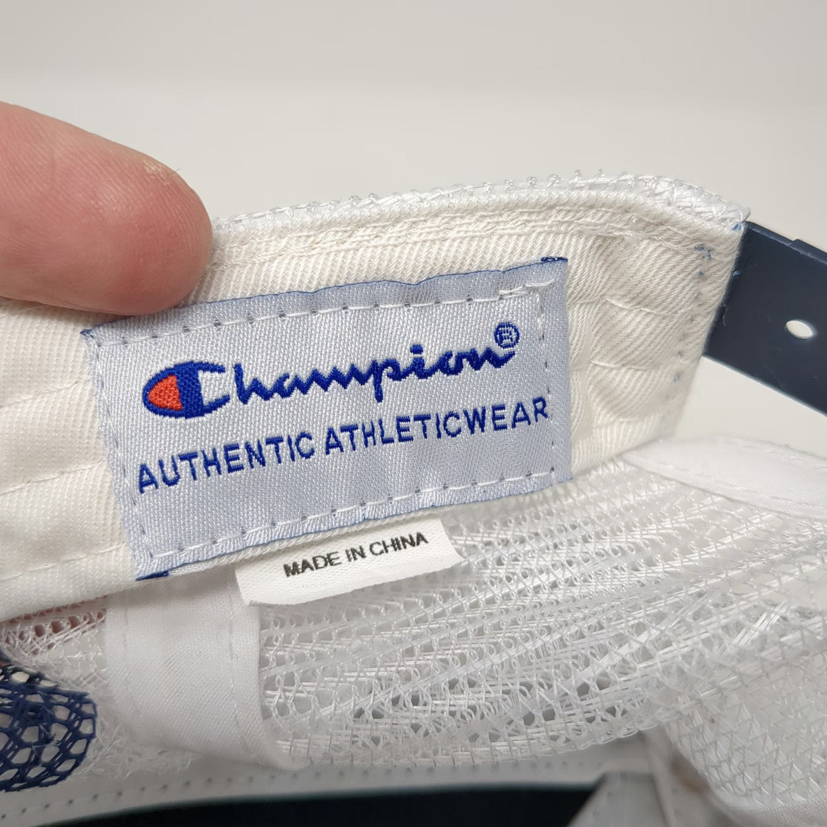 Champion Trucker Hat Blue One Size Hershey's Embroidered Mesh Snapback Logo Cap