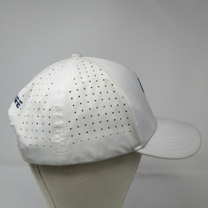 Links Life 5 Panel White Hat One Size Snapback Perforated Golf Performance