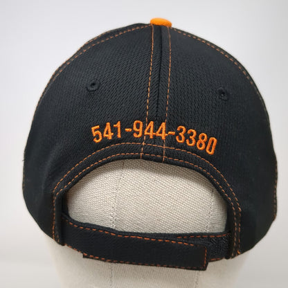 Triple Crown Baseball Cap Black One Size Strapback USA Flag Performance Hat