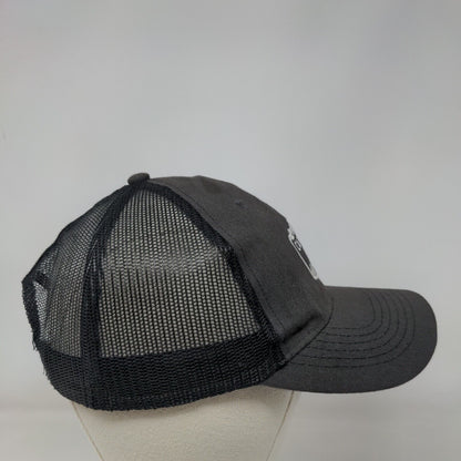 Carolina Point Snapback Mesh Back Trucker Hat Gray One Size Hit Wear