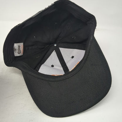 Cobra Snapback Black One Size Futaba Logo Embroidered Structured Adjustable hat