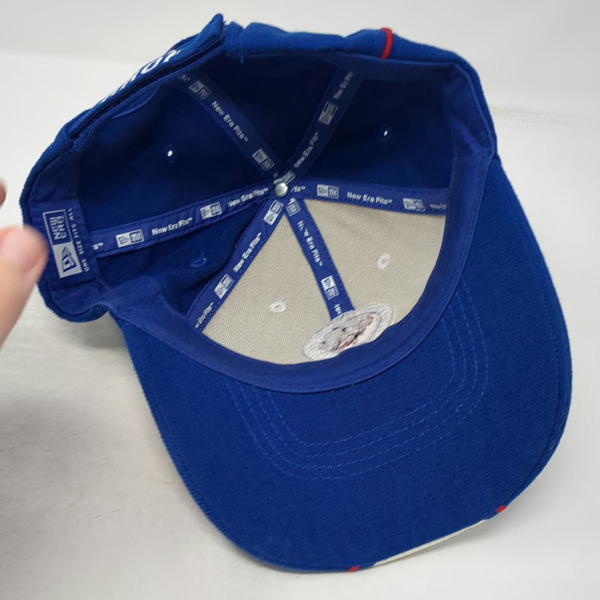 New Era Hockey Hall of Fame HHOF Hat White Blue One Size Baseball Cap Strapback