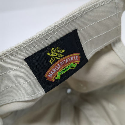 Margaritaville Baseball Cap Beige One Size Tequila Palm Tree Slideback Hat Logo
