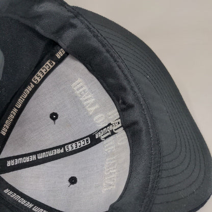 Heavy On The Wrist Radio Snapback Hat Blue OSFA Embroidered 6 Panel