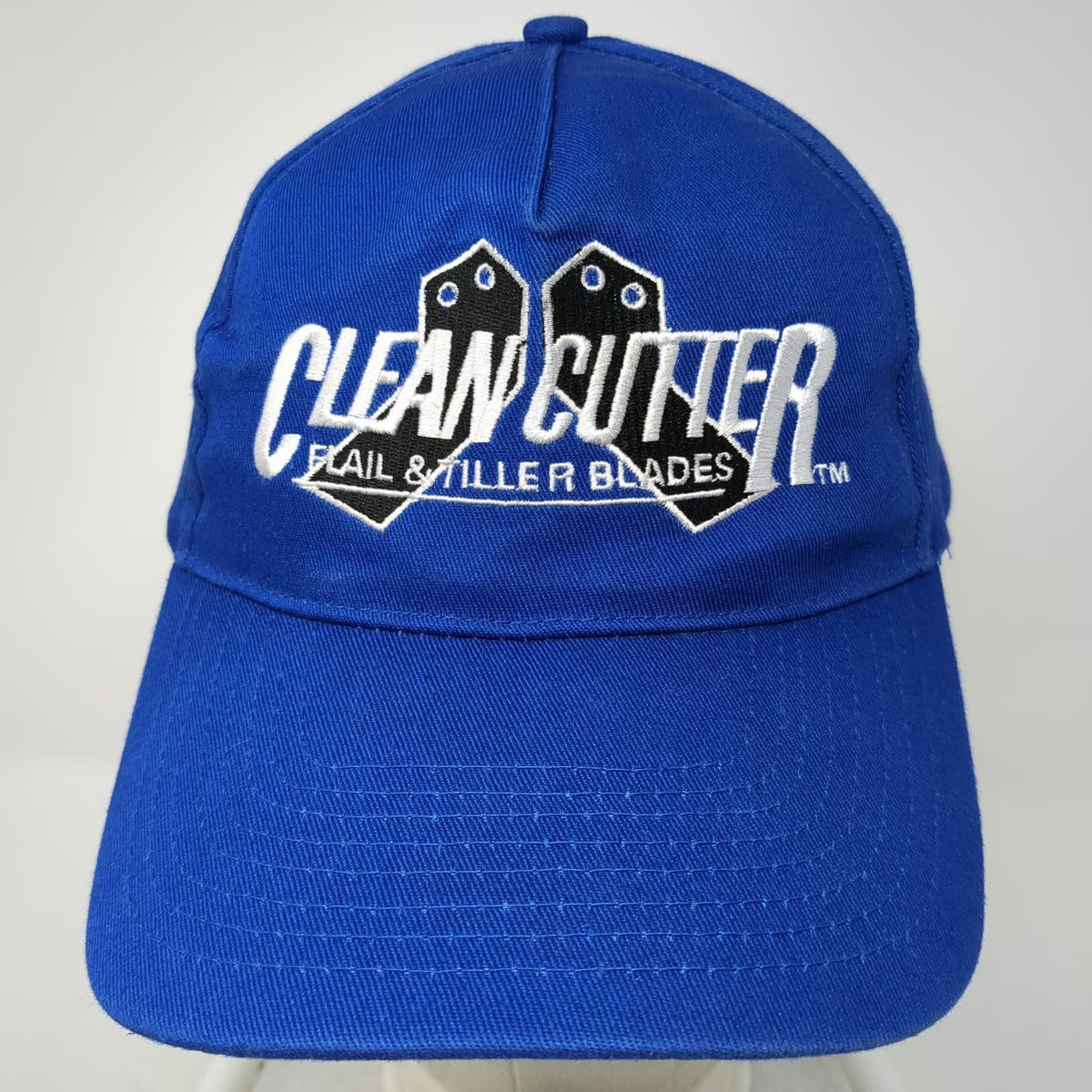 Blue 5 Panel One Size Clean Cutter Flail Tiller Blades 50th Anniversary Hat