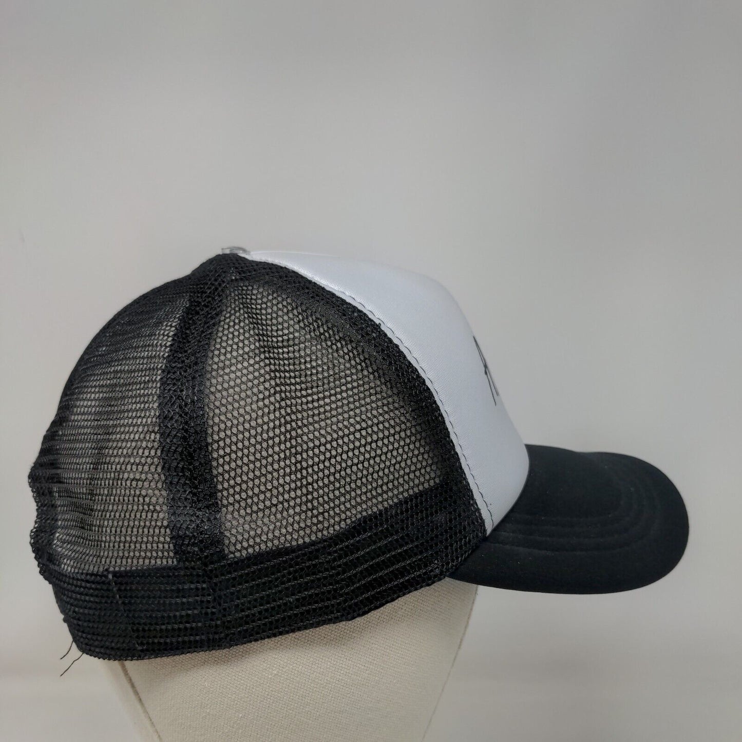 Asheville Snapback Mesh Back Trucker Hat Black One Size Colorblock