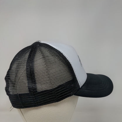 Asheville Snapback Mesh Back Trucker Hat Black One Size Colorblock