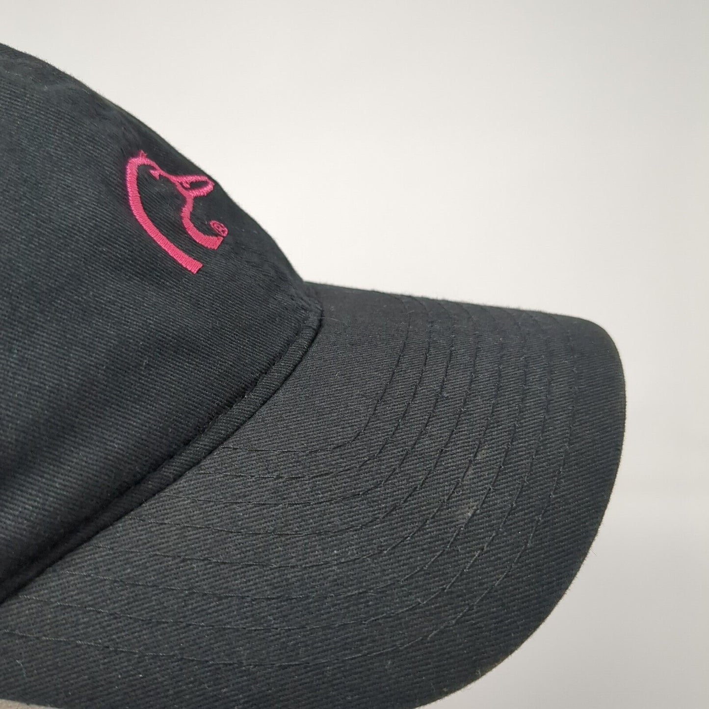 Ducks Unlimited Logo Strapback Hat Black One Size Embroidered 6 Panel