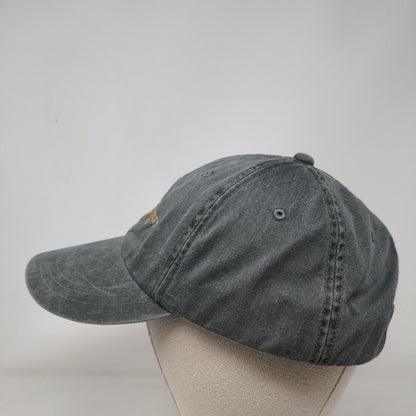 The Meadowmere Resort Slideback Hat Gray One Size Embroidered 6 Panel Adams