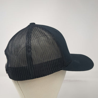 Yupoong Trucker Hat Black One Size Kona Big Wave Beer Mesh Back Snapback Logo