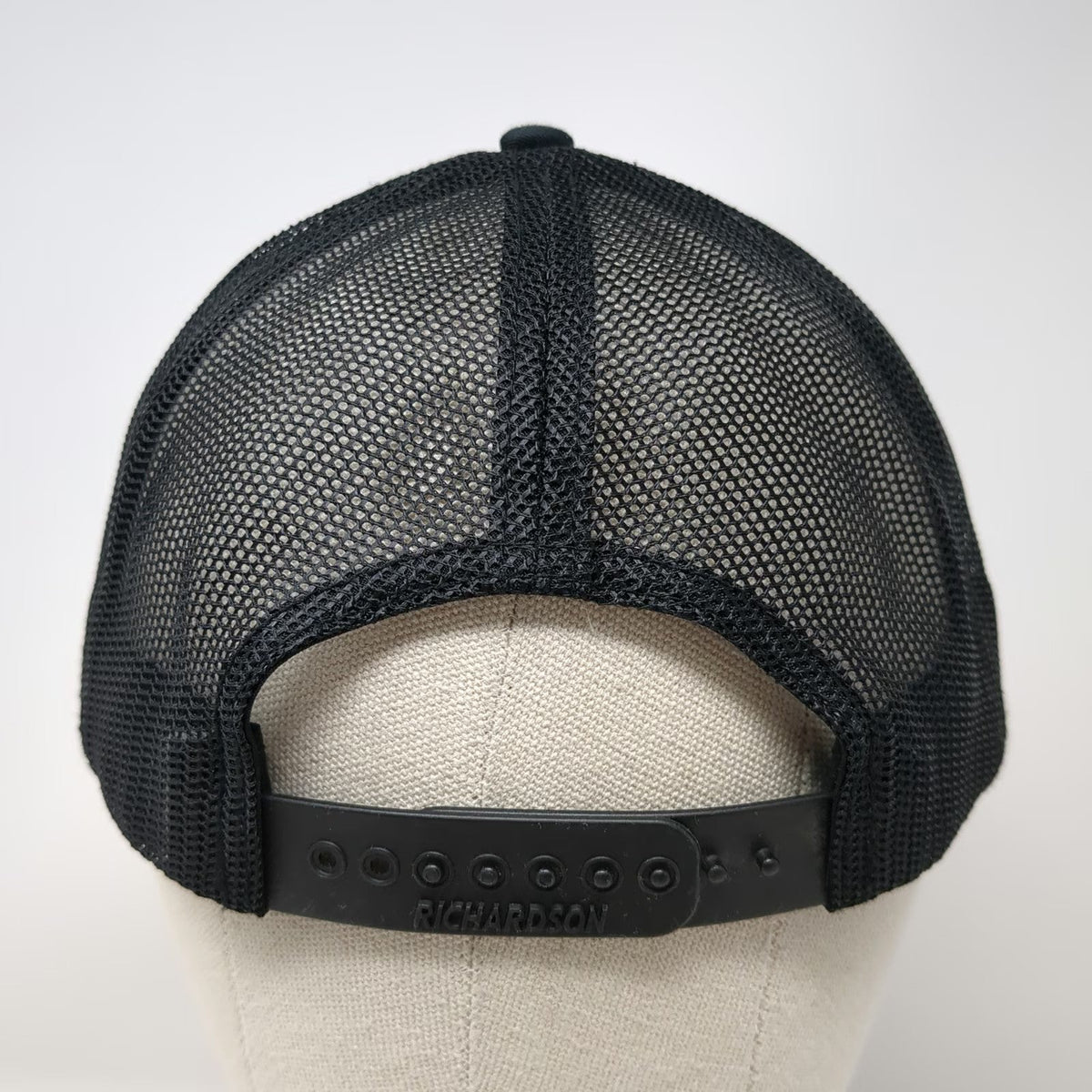 Richardson Trucker Hat Black One Size 112 Bully Excavation Bulldozer Snapback