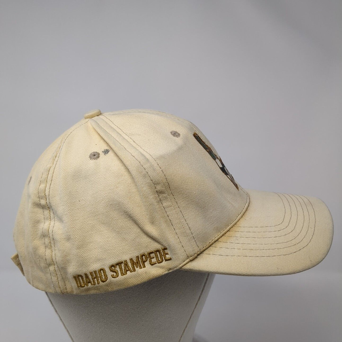 Idaho Stampede Camo Strapback Hat Tan One Size Support Our Troops