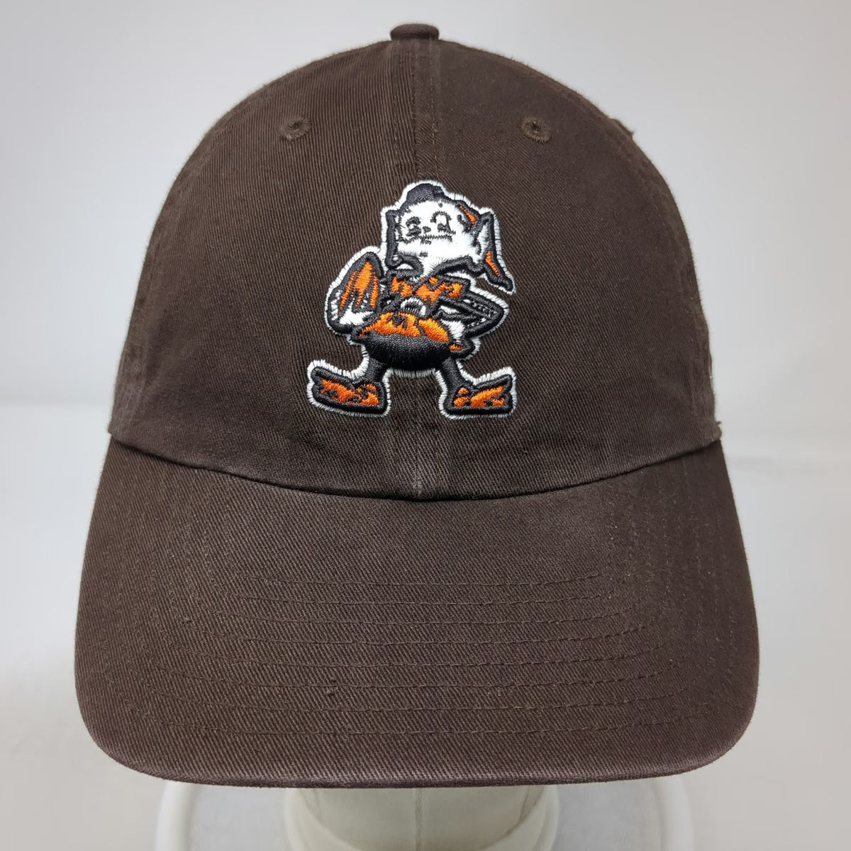'47 Cleveland Browns NFL Cap Brown One Size Mascot Cotton Strapback Curved Hat
