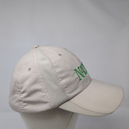 NASBA Strapback Hat Tan OSFM Adjustable Embroidered Nike Golf Solid