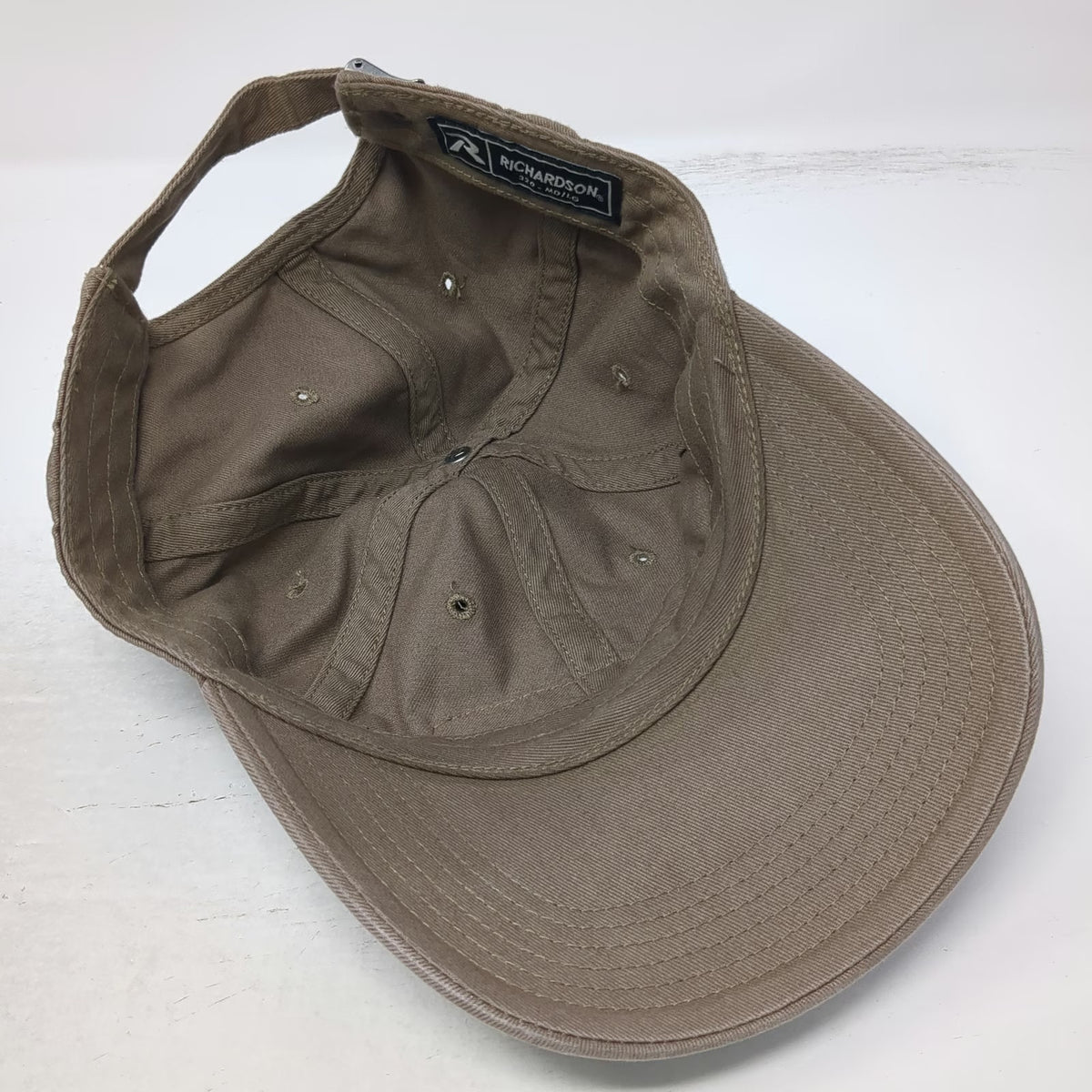 Richardson Baseball Cap Brown L Madison River Fishing Company Montana Patch Hat