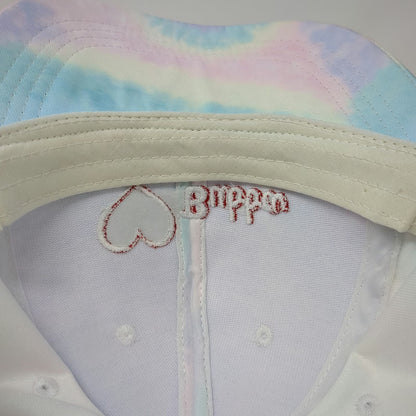 Bubba Gump Baseball Cap Blue Pink One Size Daytona Beach Heart Tie Dye Hat